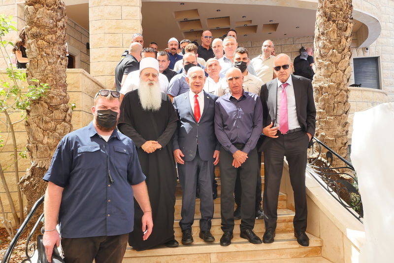 سماحة الشّيخ يستقبل رئيس الحكومة نتنياهو في جولس