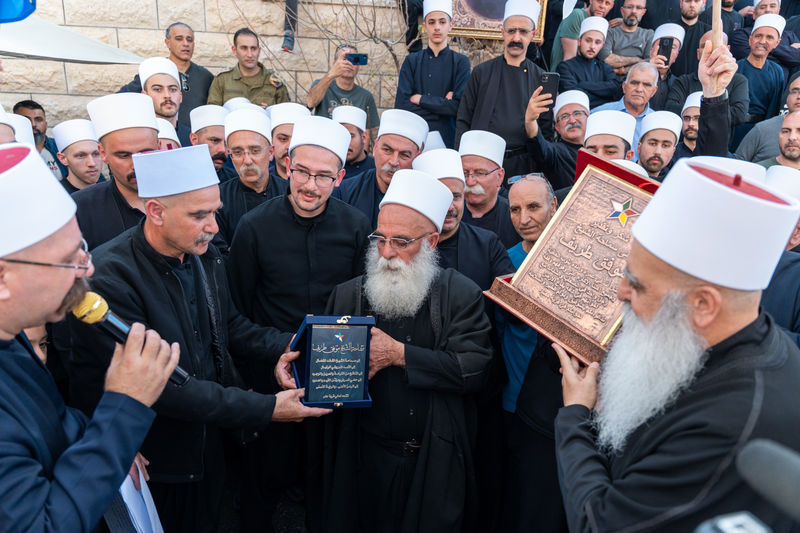  الزّيارة التّاريخيّة لأهلنا ومشايخنا من حضر وإقليم البلّان 